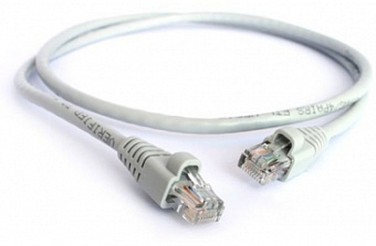 Кабель патч-корд Patch cord кат.5e  0.25м, Cablexpert, многожильный, серый