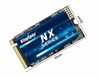Накопитель SSD M.2 128Gb KingSpec NXM-128 (PCI-E 3.0 x4, 3400/1600 Мбайт/сек)