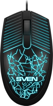 Мышь проводная Sven RX-70 RGB Black