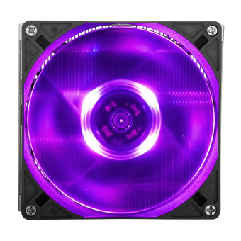 Кулер для процессора Cooler Master MasterAir G200P (4-pin, 1200/1151/AM4, 28 дБ, 800-2600об/мин, RGB, lowprofile)