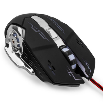 Мышь проводная Гарнизон GM-710G 1600dpi  USB Black