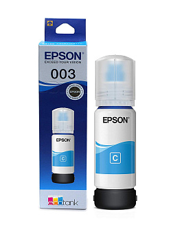 Картридж струйный EPSON 003C для Epson L3100/L3101/L3110/L3115/L3150 голубой, для азиатских устройств