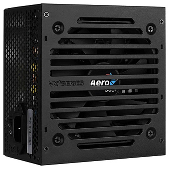 Блок питания 500W Aerocool VX Plus 500 RGB (120mm, 24+8pin, 1*8pin, 3*Sata, 3*IDE)
