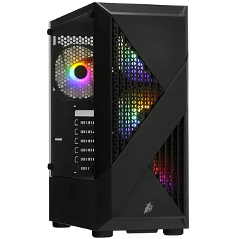Корпус 1STPLAYER FIREROSE F3-A-BK-4F1 ARGB ATX Black