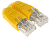 Кабель патч-корд Patch cord кат.6  0.25м, жёлтый