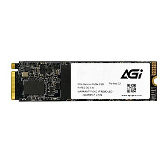 Накопитель SSD M.2 512Gb AGI AI818 (PCI-E 4.0 x4, 5000/2700 Мбайт/сек)