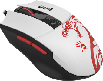 Мышь проводная A4Tech Bloody L65 MAX 12000dpi White