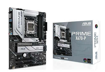 Материнская плата Socket AM5 ASUS PRIME X670-P (X670) 4*DDR5 HDMI DP ATX