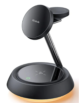 Беспроводное зарядное устройство MCDODO CH-4952 3in1 Night Light Magnetic Wireless stand 22.5W Black
