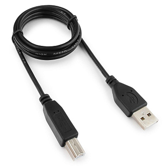 Кабель USB2.0 Am < - > Bm  1.0м, Гарнизон, пакет