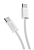 Кабель USB-C < - > USB-C, 3.0м, Deppa 100W, белый