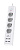 Сетевой фильтр Cablexpert Exnovo EXN-4-U4-W-2, 4р, 16А, 4хUSB, 3.4A, 2м, белый
