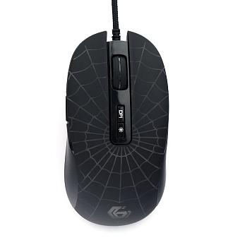 Мышь проводная Gembird MG-560 Gaming 3200dpi Подсветка USB Black