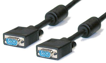 Кабель соединительный VGA (m) < - > VGA (m)  1.8м 2 фильтра