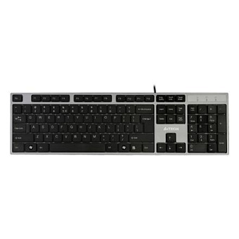 Клавиатура проводная A4 Tech KD-300 X-Slim USB grey