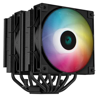 Кулер для процессора DeepCool AG620 BK ARGB 4-pin, 1700/AM4, 260W, черный