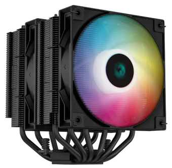 Кулер для процессора DeepCool AG620 BK ARGB 4-pin, 1700/AM4, 260W, черный