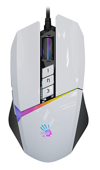 Мышь проводная A4Tech Bloody W60 MAX 10000dpi White