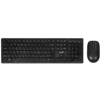 Комплект беспроводной (клавиатура+мышь) Genius Smart KM-8200 Wireless Black