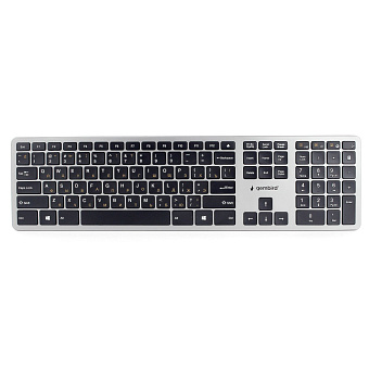 Клавиатура беспроводная Gembird KBW-3 Silent Grey