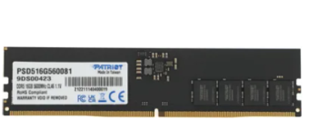 Модуль памяти DDR5 16Gb 5600MHz Patriot Signature Line