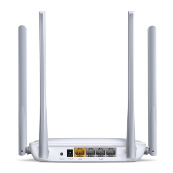 Wi-Fi роутер Mercusys MW325R N300, 2.4 ГГц, 100 Мбит/с, белый