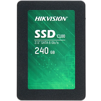Накопитель SSD SATA 240Gb HIKVision С100 Series (3D TLC, 550/450 Мбайт/сек)