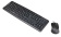 Комплект проводной (клавиатура+мышь) OKLICK 600M USB Black