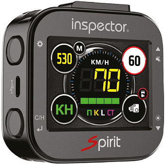 Радар-детектор Inspector SPIRIT AIR GPS, Сигнатурный, черный