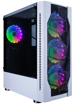 Корпус 1STPLAYER DK-D4 RGB ATX White