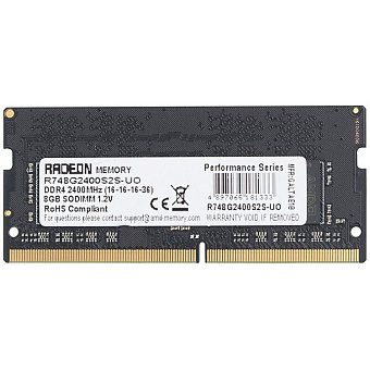 Модуль памяти SODIMM DDR4 8Gb PC4-19200 2400MHz AMD