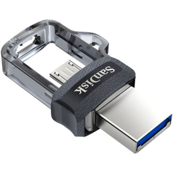 Флешка 64Gb SanDisk Ultra Dual USB3.1  (OTG micro-USB)