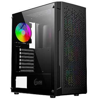 Корпус Powercase Mistral Evo Air ARGB ATX Bllack
