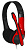Наушники проводные Oklick HS-M150 (микрофон, накладные, 20-20 000 Гц, 105 дБ, 2 м) Black-Red