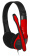 Наушники проводные Oklick HS-M150 (микрофон, накладные, 20-20 000 Гц, 105 дБ, 2 м) Black-Red