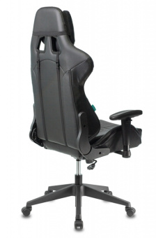 Кресло Zombie VIKING 5 AERO (эко.кожа, мех. качания, крест. пластик, до 120 кг) Черный