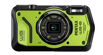 Цифровая фотокамера Pentax WG-8 GPS черно-зеленый