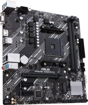 Материнская плата Socket AM4 ASUS PRIME A520M-K (A520) 2*DDR4 2*PCI-Ex1 1*PCI-Ex16 4*SATA VGA HDMI mATX
