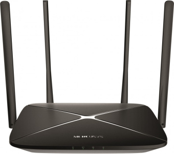 Wi-Fi роутер Mercusys AC12G AC1200, 5 ГГц, 1000 Мбит/с, черный