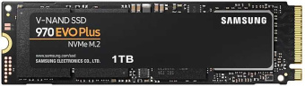 Накопитель SSD M.2 1Tb Samsung 970 EVO Plus (PCI-E 3.0 x4, 3500/3300 Мбайт/сек)