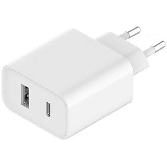Сетевое зарядное устройство Xiaomi 33W Wall Charger USB-C USB-A белый
