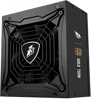 Блок питания 750W 1STPLAYER PS-750SP (140mm, 24+8pin, 4*8pin, 6*SATA, 6*Molex, 80 Plus Gold)