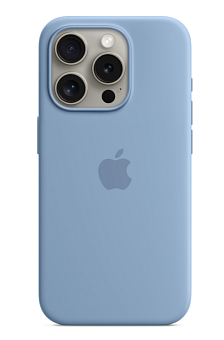 Чехол для смартфона Apple iPhone 15 Pro 6.1" - Silicone Case (Magsafe+iC) Winter Blue