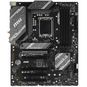Материнская плата Socket-1700 MSI B760 GAMING PLUS WIFI (B760) 4*DDR5 HDMI DP ATX