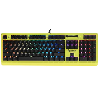 Клавиатура проводная A4Tech Bloody B810RC RGB Led Yellow