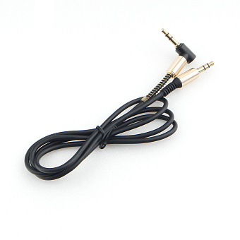 Кабель аудио-видео 3.5Jack (m) < - > 3.5Jack (m)  1.0м, Cablexpert, угловой, блистер, черный