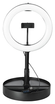 Кольцевой осветитель Hama SpotLight FoldUp 102, 128 LED, 27см, bluetooth