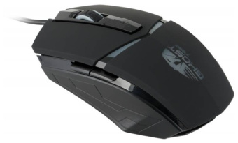 Мышь проводная Оклик 795G GHOST черный