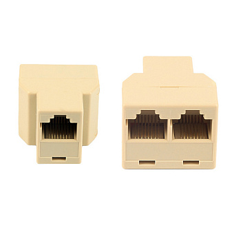Сетевой разветвитель Cablexpert US-09A RJ-45 (8P8C-розетка - > 2x8P8C-розетки)