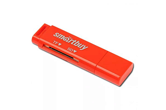 Внешний картридер USB2.0 SmartBuy SBR-715-R красный